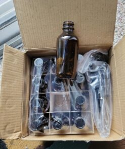 Vivaplex 12, Amber, 2 oz Glass Bottles, With Glass Eye Droppers 29 91Q8NJev6L