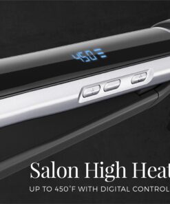 Remington Pearl Pro Ceramic Flat Iron Hair Straightener, 1-inch Floating Plates, Fast 30 Second Heat up, Black & White 1 Count (Pack of 1) 24 91Q8rPQg7xL 1