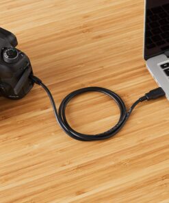 Amazon Basics USB-A to Mini USB 2.0 Fast Charging Cable, 480Mbps Transfer Speed with Gold-Plated Plugs, 3 Foot, Black 3 Feet 1-Pack 35 91QFMyBjOJS