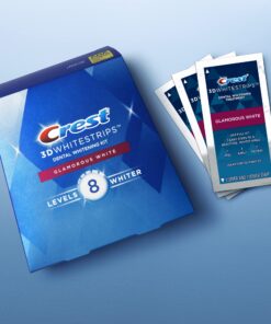 Crest 3D Whitestrips, Glamorous White, Teeth Whitening Strip Kit, 28 Strips (14 Count Pack) Flavorless 28 Count (Pack of 1) 23 91QFvNKhzbL