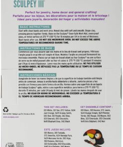 Alternative view of Sculpey III 12 Bright Colors of Polymer Oven-Bake Clay, Non Toxic 12 oz., great for modeling, sculpting, holiday, DIY & school projects.Great for kids & beginners!