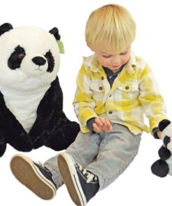 Mother and Baby Panda Plush Set | Super Soft Panda Stuffed Animal | Cute Plushies for Kids' Bedroom | 18-in Stuffed Animals for Girls & Boys | Panda Bear Stuffed Animal Toys by Exceptional Home 25 91QHoBKtqtL