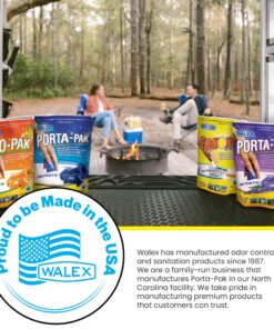 Porta-Pak Holding Tank Deodorizer Drop-Ins by Walex, Controls Unpleasant Odors Even at Extreme Temperatures, Commercial Strength, Fresh Fragrance, Made In The USA, 10 Treatments 26 91QKqQ4YoKL