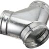 Hydrofarm ACY666 6-Inch Y Connector, 6 by 6 by 6, Silver 6 by 6 by 6-Inch 55 91QLKlL7BVL