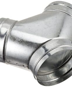 Hydrofarm ACY666 6-Inch Y Connector, 6 by 6 by 6, Silver 6 by 6 by 6-Inch
