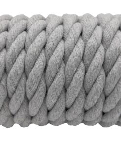 Alternative view of Ravenox Natural Twisted Cotton Rope | Made in The USA | Strong Triple-Strand Cordage for Sports, Décor, Pet Toys, Crafts, Macramé & Indoor Outdoor Use| by The Foot & Diameter (Multiple Color) Pearl Grey 1/4 Inch x 600 Feet