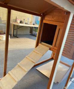 Best Choice Products 80in Outdoor Wooden Chicken Coop Multi-Level Hen House, Poultry Cage w/Ramps, Run, Nesting Box, Wire Fence, 3 Access Areas 53 91QSLEjpfTL