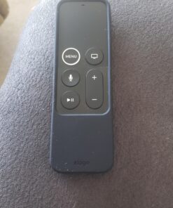 elago R2 Slim Case Compatible with Apple TV Siri Remote 1st Generation (Black) - Slim Design, Scratch-Free Silicone, Shock Absorption, Full Access Black 45 91QeJzFPFgL
