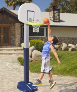 Little Tikes Adjust and Jam Pro Basketball Set, Blue 11 91QfuZYz5tL