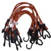 Kotap MABC-24 All- Purpose Adjustable Bungee Cords with Hooks, 24-Inch, Orange/Black, 10 Count 24 Inch 32 91QgKzbE1xL