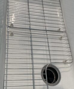 KOHLER 6639-ST Whitehaven Bottom Basin Rack, Steel Sink Racks for 36" Whitehaven Sink, Includes Left and Right Racks, Stainless Steel one-size 31 91QjQIXmgnL