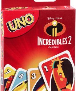 Mattel Games UNO Disney and Pixar’s Incredibles 2 Card Game with 112 Cards and Instructions, Great Gift for Kids 7 Years and Older 11 91QwF1NFI0L