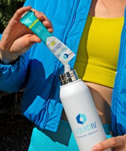 Liquid I.V. Hydration Multiplier - Lemon Lime - Powder Packets | Electrolyte Drink Mix | Easy Open Single-Serving | Non-GMO | 16 Stick 16 Servings (Pack of 16) 25 91R2vLo3qbL