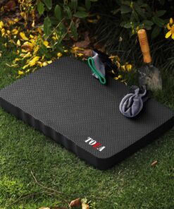 Large Kneeling Pad, High Density Foam Support Knee with Thick Kneeling Mat 17.8"x11"x1.5", Kneeler Pads for Work Gardening, Baby Bath, Yoga, Pray, Exercise, Fitness, 1 Pack BLACK 16 91RArPAss1L