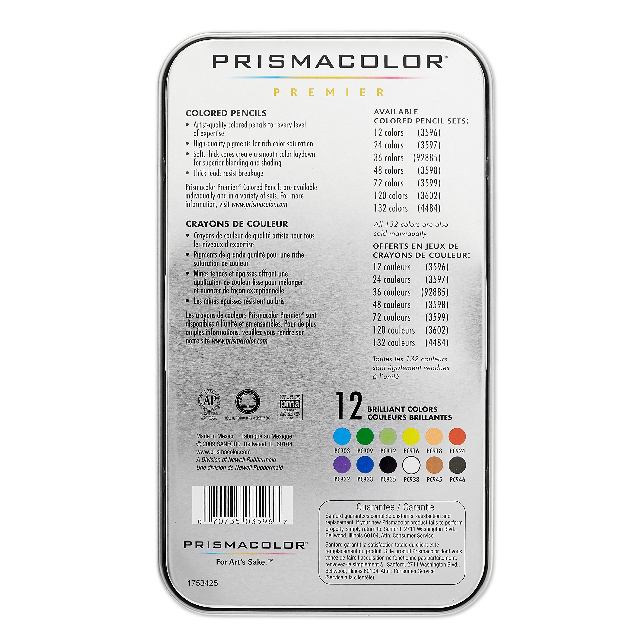 Prismacolor Premier Colored Pencils, Soft Core, 12 Pack 12-count - Assorted 8 Prismacolor Premier Colored Pencils, Soft Core, 12 Pack 12-count - Assorted - Image 8