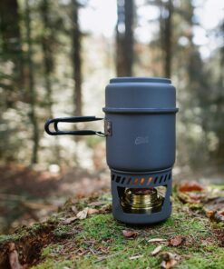 Esbit CS985HA 5-Piece Lightweight Trekking Cook Set with Brass Alcohol Burner Stove 5 - Piece Cook Set Only 17 91RDdNK0sL