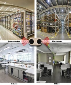 KN-18 Double Ultrasonic Mouse, Rat, Rodent, Squirrel Repeller white 11 91RFv T1xsL