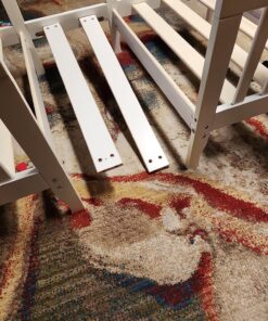 Dream On Me Emma 3 in 1 Convertible Toddler Bed in White 56x29x28 Inch,29x29x18 Inch 31 91RKKB8vJdL