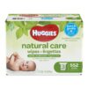 HUGGIES Natural Care Unscented Baby Wipes, Sensitive, 3 Refill Packs, 552 Count Total 184 Count (Pack of 3) 60 91RLrQvHNnL