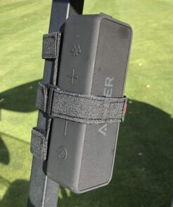 Bushwhacker The Original Portable Speaker Mount for Golf Cart Railing - Adjustable Strap Fits Most Bluetooth Wireless Speakers Attachment Accessory Holder Bar Rail 27 91RPas9pfhL