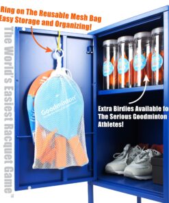 VIAHART Goodminton | The World's Easiest Racket Game | an Indoor Outdoor Year-Round Fun Racquet Game for Boys, Girls, and People of All Ages 1 Multicolor 14 91RQqagm8LL