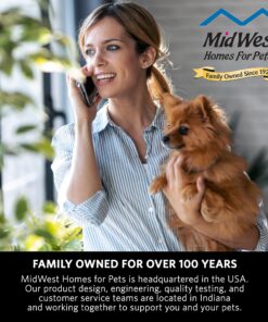 MidWest Homes for Pets Deluxe Dog Beds | Super Plush Dog & Cat Beds Ideal for Dog Crates | Machine Wash & Dryer Friendly, 1-Year Warranty Mocha 42-Inch 22 91RaPP3WvhL 3