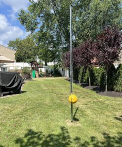 Park & Sun Sports Permanent Outdoor Tetherball Set with Accessories 2-Piece Pole 16 91ReXGZwsL