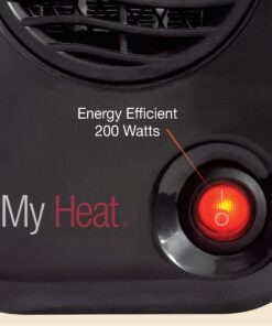 Lasko MyHeat Personal Mini Space Heater for Home with Single Speed, 6 Inches, Black, 200W, 100 26 91RfRKz 0LL