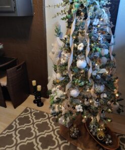 Kurt Adler 1 Set 2 Assorted Brown And White Owl Ornaments,white, grey 36 91RgJR w8L