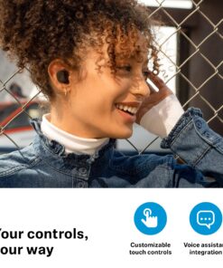 Sennheiser Consumer Audio CX True Wireless Earbuds - Bluetooth In-Ear Headphones for Music and Calls with Passive Noise Cancellation, Touch Controls, Bass Boost, IPX4 and 27-hour Battery Life, White Small True wireless earphone 13 91RkOYS33LS