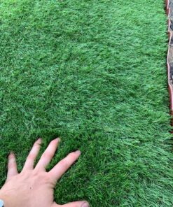 GOLDEN MOON Turf Grass, Artificial Grass, Tile Interlocking and Self-Draining Mat for Patio, Indoor Outdoor, 1x1 ft, 1.5 in Pile Height, 9 Pack 9 Tiles(9 sq ft) 45 91Rnm887O5L