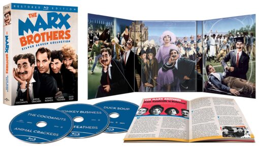 The Marx Brothers Silver Screen Collection (The Cocoanuts / Animal Crackers / Monkey Business / Horse Feathers / Duck Soup) [Blu-ray] Blu-ray 
                             
                            October 18, 2016