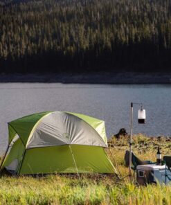 Coleman Sundome Camping Tent, 2/3/4/6 Person Dome Tent with Snag-Free Poles for Easy Setup in Under 10 Mins, Included Rainfly Blocks Wind & Rain, Tent for Camping, Festivals, Backyard, Sleepovers Palm Green 6 Person 29 91Rw6ZH1g2L 3