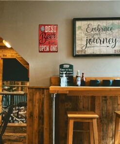 ERLOOD Best Beer Vintage Funny Home Decor Tin Sign Retro Metal Bar Pub Poster 8 x 12 18 91RyffNiMKL