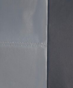 FH Group Classic PU Leather Pair Set Car Seat Covers, Airbag Compatible with Gift - Universal Fit for Cars Trucks & SUVs (Gray/Black) PU002102 Gray 17 91S0pPzxknL 3