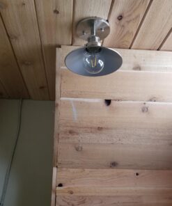 Linea di Liara Andante Brushed Nickel Flush Mount Ceiling Light Fixture Farmhouse Rustic Flush Light Kitchen Lighting Bedroom Bathroom Hallway Light Fixtures Industrial Semi Flush Mount Lighting Fixture Only 25 91S5cOssQgL