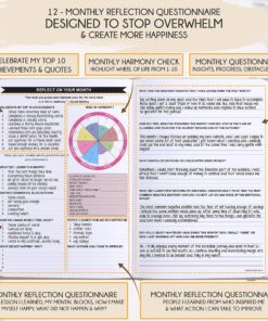 Law of Attraction Planner - Undated Deluxe Weekly, Monthly Planner, a 12 Month Journey to Increase Productivity & Happiness - Life Organizer, Gratitude Journal, and Stickers B5 Size Vanilla Butterfly Moon 33 91SHuyuOBAL 1