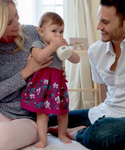 Chicco NaturalFit Baby Bottle Slow Flow with Bonus Straight Nipple, 0 Months+, 8 Ounce 14 91SO927kueL