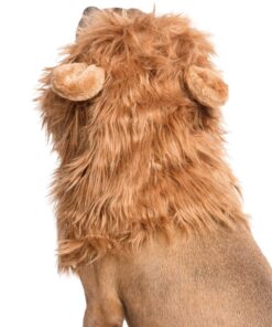 Pet Krewe Large Dog Lion Mane Halloween Costume – Fits Neck Size 13”- 32”- Lion Mane for Small Dogs – Ideal for Halloween, Dog Birthday, Dog Cosplay, Dog Outfits, Pet Clothes 24 91SQoLZDA9L