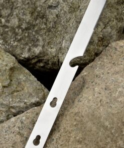 SE 4-in-1 Detachable Stainless Steel Utensil Set - Spoon, Fork, Knife, Bottle Opener - 6.5" Length, Compact for Camping, Hiking, Travel - Includes Clear Pouch - KC7043FSK 12 91STCcKIDRL