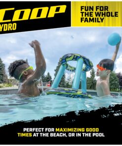 COOP Hydro Spring Hoops, Pool Toy, Inflatable Pool Game Basketball Set Multicolor 15 91SXoaKthWL