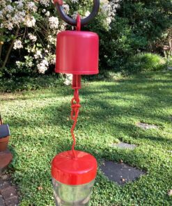 Perky-Pet 245L Ant Guard for Hummingbird & Oriole Feeders - Protects Nectar From Ants, Red, Pack of 1 30 91SatDOgmOL 4