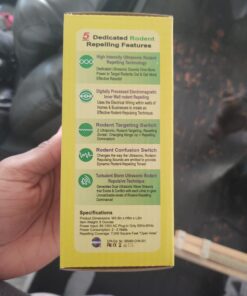 CLEANRTH CR008 Advanced Ultrasonic Rodent Repelling System | Superior Rodent Repeller 53 91T0lgOIjYL