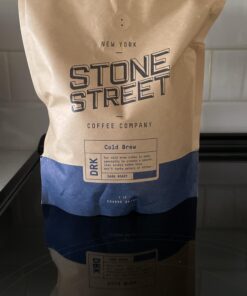 Stone Street Cold Brew Coffee, Strong & Smooth Blend, Low Acid, 100% Arabica, Gourmet Coffee, Coarse Ground, Dark Roast, Colombian Single Origin, 1 LB Ground Dark Roast 1 Pound (Pack of 1) 38 91T1j4DNtL 1