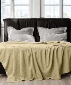 Utopia Bedding 100% Cotton Blanket (Queen Size - 90x90 Inches) 350GSM Lightweight Thermal Blanket, Soft Breathable Blanket for All Seasons (Tan) Tan Queen 14 91T4xVSJq L