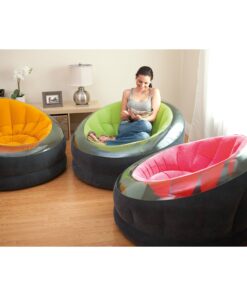 Alternative view of INTEX 68582EP Inflatable Empire Chair: Durable Outdoor Use – 2-PLY Laminate – Velvety Surface – Flocked Construction – Colors May Vary