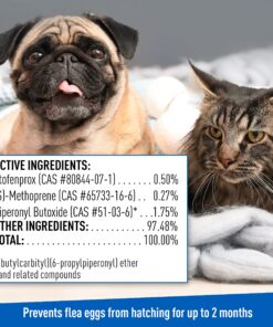 Adams Flea & Tick Spray For Dogs and Cats | Kills Fleas and Ticks Through Contact, Kills Flea Eggs, Flea Larvae, and Prevents Flea Egg Hatch | Controls Flea Reinfestation For Up To 2 Months | 16 Oz 26 91THA6WQ2VL