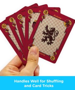 AQUARIUS Harry Potter Playing Cards - House Crests Themed Deck of Cards for Your Favorite Card Games - Officially Licensed Harry Potter Merchandise & Collectibles 11 91TJQQSTQLL