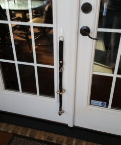 Caldwell's Dog Potty Bell for Dogs to Ring to Go Outside - The Original Dog Door Bell for Potty Training - Premium Quality Dog Training Tools & New Puppy Essentials One Potty Bell Black 30 91TR5bZAu5L