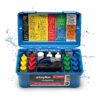 Taylor K-2005 Complete DPD High Range, 9-in-1 Pool & Spa Test Kit for Free & Total Chlorine, Bromine, pH, Acid & Base Demand, Total Alkalinity, Calcium Hardness, Cyanuric Acid | Made in The USA 5 91TVT06ZR7L 1